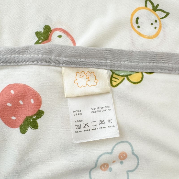 91家纺网 家纺一手货源 找家纺 星期八 2024新款舒适亲肤婴儿裸睡级卡通印花凉感毯 小恐龙