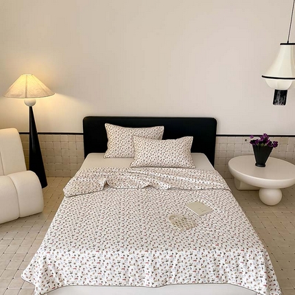 汇庭 2024新款雅棉天丝可机洗夏被棚拍 蘑菇君