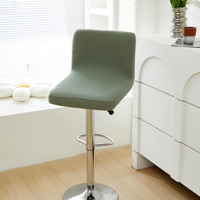 91家纺网 家纺一手货源 找家纺 共鸣沙发套 2024新款玉米绒系列椅套（高脚凳椅套） 玉米绒-墨绿