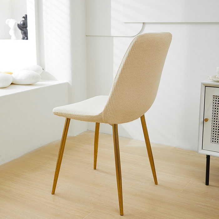 91家纺网 家纺一手货源 找家纺 共鸣沙发套 2024新款玉米绒系列椅套（短背款弧形椅套） 玉米绒-米黄