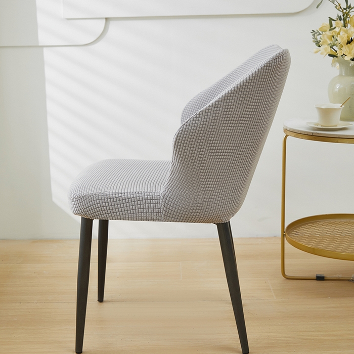 91家纺网 家纺一手货源 找家纺 共鸣沙发套 2024新款玉米绒系列椅套（扇形椅套） 玉米绒-浅灰