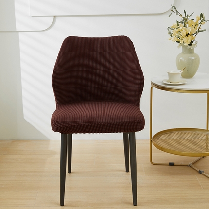 91家纺网 家纺一手货源 找家纺 共鸣沙发套 2024新款玉米绒系列椅套（扇形椅套） 玉米绒-深咖