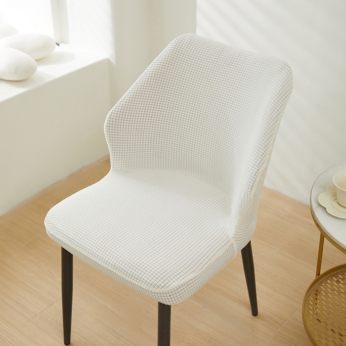 91家纺网 家纺一手货源 找家纺 共鸣沙发套 2024新款玉米绒系列椅套（扇形椅套） 玉米绒-白色