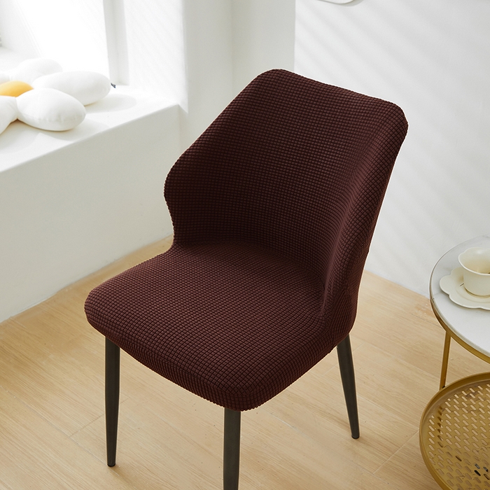 91家纺网 家纺一手货源 找家纺 共鸣沙发套 2024新款玉米绒系列椅套（扇形椅套） 玉米绒-深咖