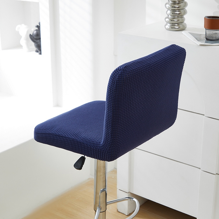 91家纺网 家纺一手货源 找家纺 共鸣沙发套 2024新款玉米绒系列椅套（高脚凳椅套） 玉米绒-藏青