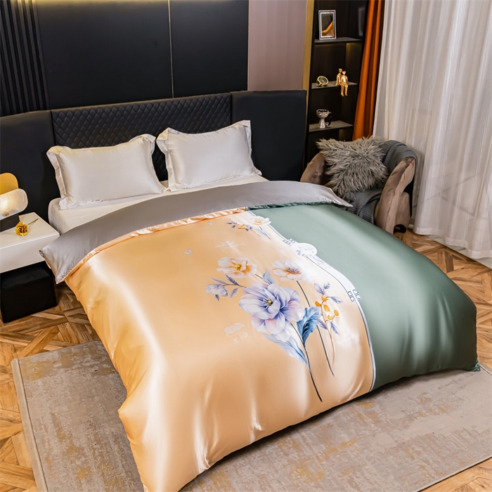 91家纺网 家纺一手货源 找家纺 2025年新款大版冰丝被套 暗香-大版冰丝被套