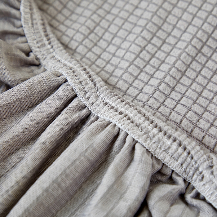 91家纺网 家纺一手货源 找家纺 共鸣沙发套 2024新款玉米绒系列椅套（短背款弧形椅套） 玉米绒-浅灰