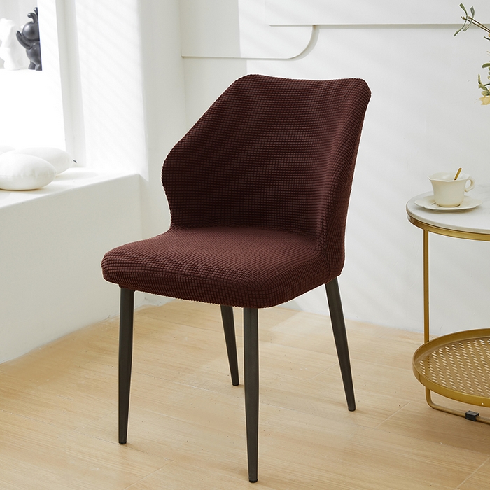 91家纺网 家纺一手货源 找家纺 共鸣沙发套 2024新款玉米绒系列椅套（扇形椅套） 玉米绒-深咖