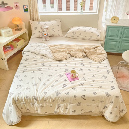 91家纺网 家纺一手货源 找家纺 （总）美梦里 2024新款A类针织华夫格夏被夏凉被空调被子