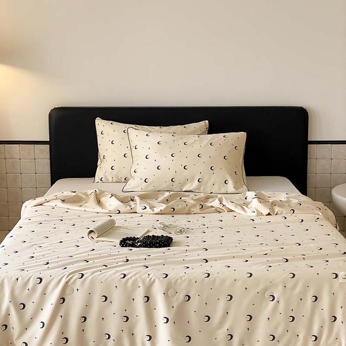 91家纺网 家纺一手货源 找家纺 汇庭 2024新款雅棉天丝可机洗夏被棚拍 星际