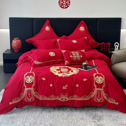 91家纺网 家纺一手货源 找家纺 （总）JUICY 橘滋家纺 2024新款高端婚庆系列-跑量款