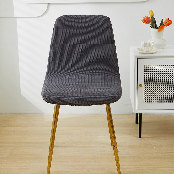 91家纺网 家纺一手货源 找家纺 共鸣沙发套 2024新款玉米绒系列椅套（短背款弧形椅套） 玉米绒-深灰