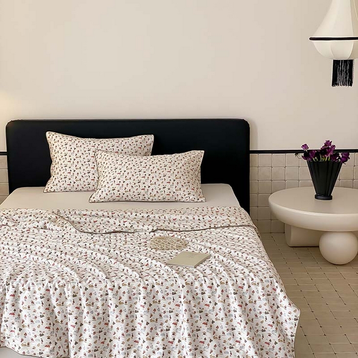 91家纺网 家纺一手货源 找家纺 汇庭 2024新款雅棉天丝可机洗夏被棚拍 蘑菇君