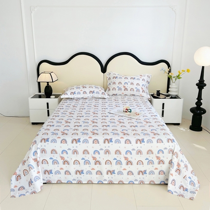 91家纺网 家纺一手货源 找家纺 （总）首爱 2025新款竹纤维凉席三件套床单软凉席