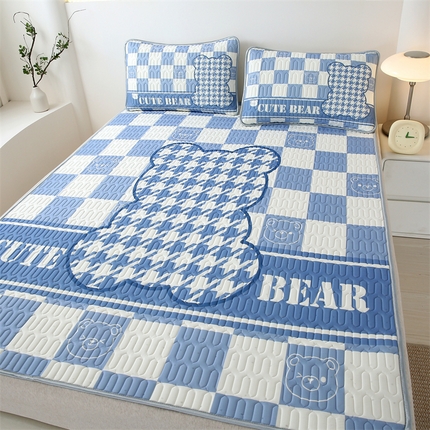 91家纺网 家纺一手货源 找家纺 （总）美丽折家纺 2025新款6mm厚大版卡通乳胶凉席