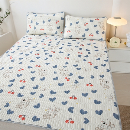 91家纺网 家纺一手货源 找家纺 （总）美丽折家纺 2025新款6mm厚大版卡通乳胶凉席