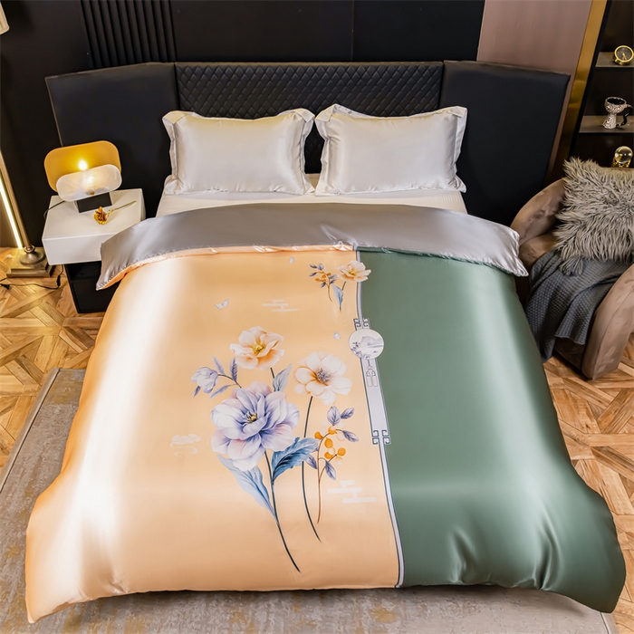 91家纺网 家纺一手货源 找家纺 2025年新款大版冰丝被套 暗香-大版冰丝被套