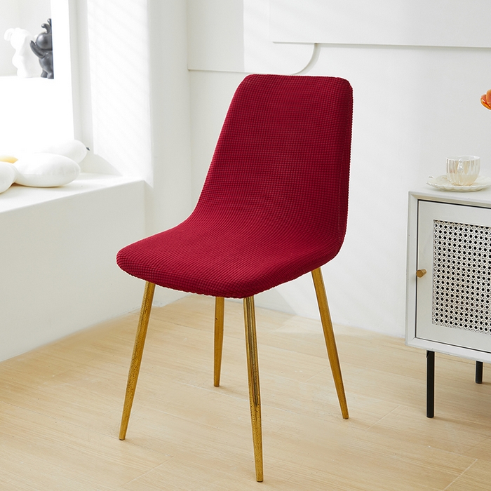 91家纺网 家纺一手货源 找家纺 共鸣沙发套 2024新款玉米绒系列椅套（短背款弧形椅套） 玉米绒-酒红