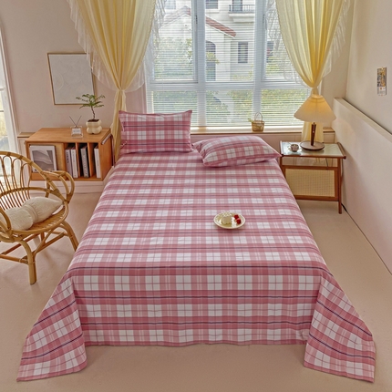 91家纺网 家纺一手货源 找家纺 （总）韩后家纺 2025新款纯棉色织老粗布床单