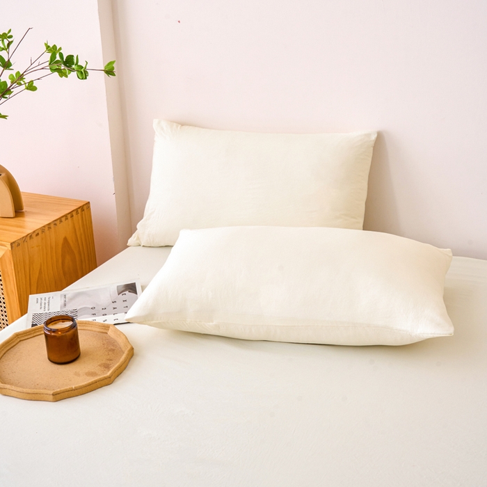 91家纺网 家纺一手货源 找家纺 云尚床笠 热卖简约风纯色原棉床笠系列 白色