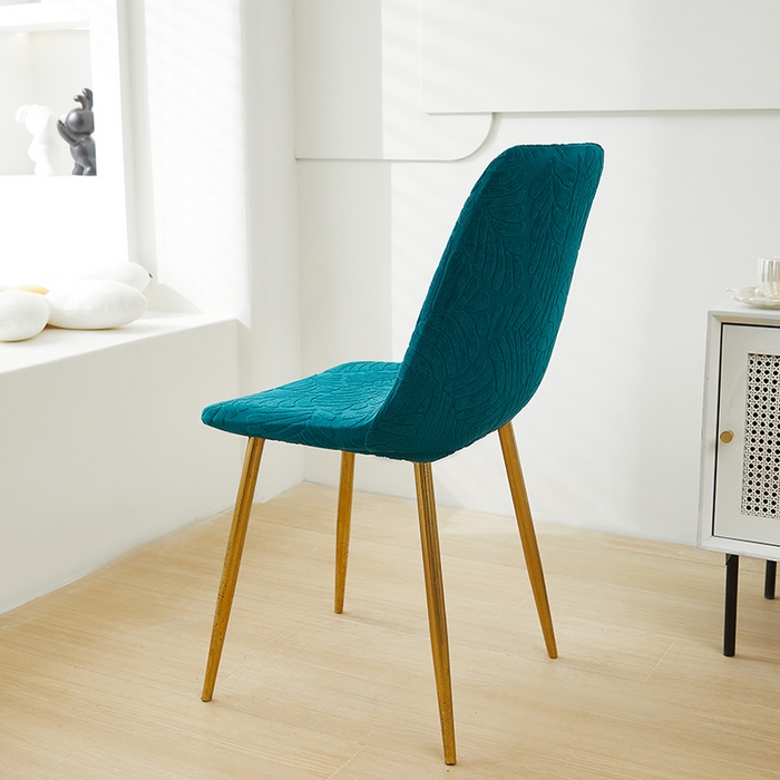 91家纺网 家纺一手货源 找家纺 共鸣沙发套 2024新款臻品提花系列椅套（短背款弧形椅套） 织叶-杉绿