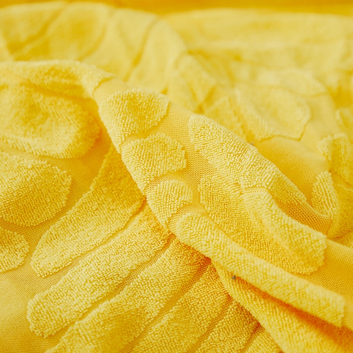 91家纺网 家纺一手货源 找家纺 共鸣沙发套 2024新款臻品提花系列椅套（短背款弧形椅套） 织叶-柠黄