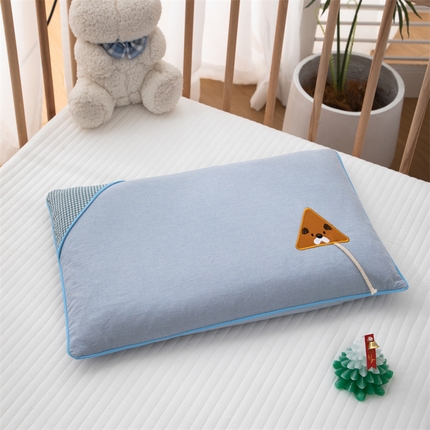 91家纺网 家纺一手货源 找家纺 （总）织布人 2024新款荞麦枕全棉水洗棉婴幼儿童枕0-6-12岁卡通全荞麦枕头