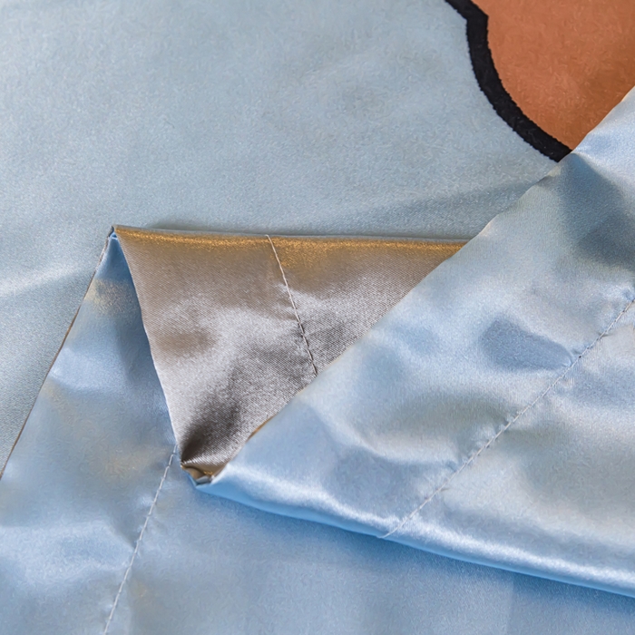 91家纺网 家纺一手货源 找家纺 梦舒羽 2025新款可水洗冰丝枕套宿舍单人凉爽枕头套 抱抱熊