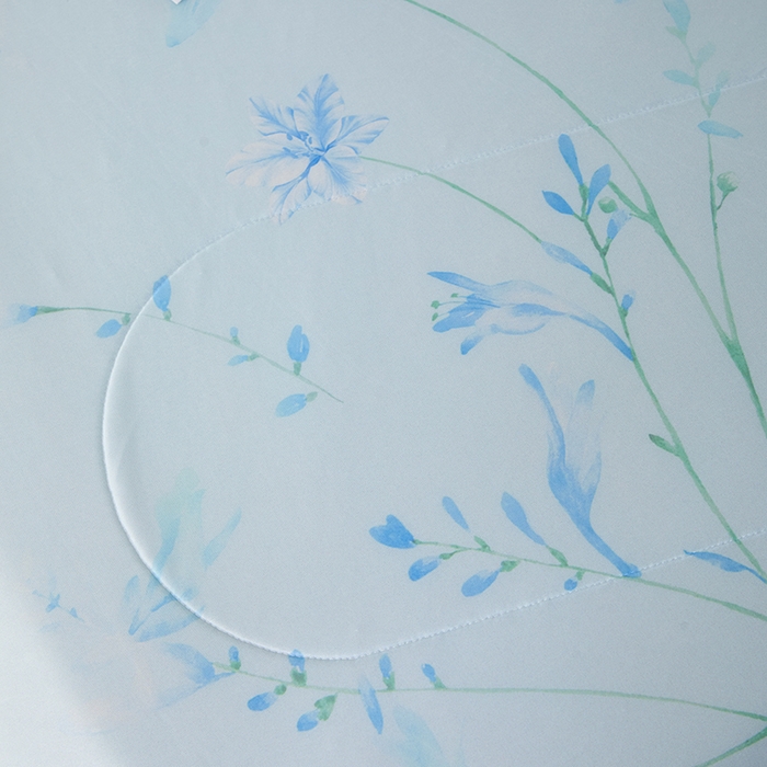 91家纺网 家纺一手货源 找家纺 吾诺家居 2024新款冰嘟嘟微重力硅胶夏被 温情初夏