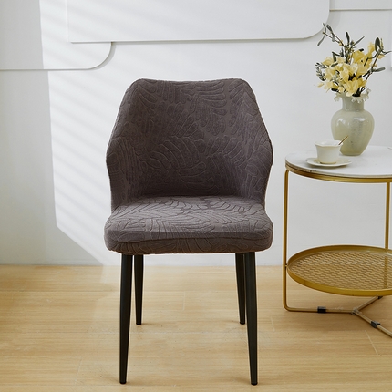 共鸣沙发套 2024新款臻品提花系列椅套（扇形椅套） 织叶-冷灰