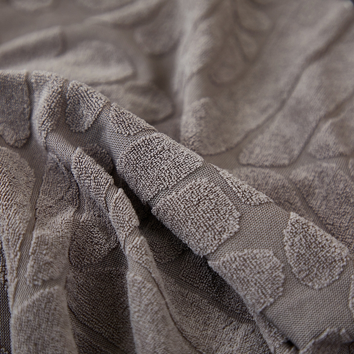 91家纺网 家纺一手货源 找家纺 共鸣沙发套 2024新款臻品提花系列椅套（短背款弧形椅套） 织叶-冷灰