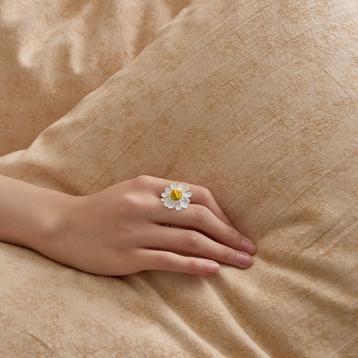 91家纺网 家纺一手货源 找家纺 原研家居 2024新款水洗棉提花系列四件套 繁花-黄