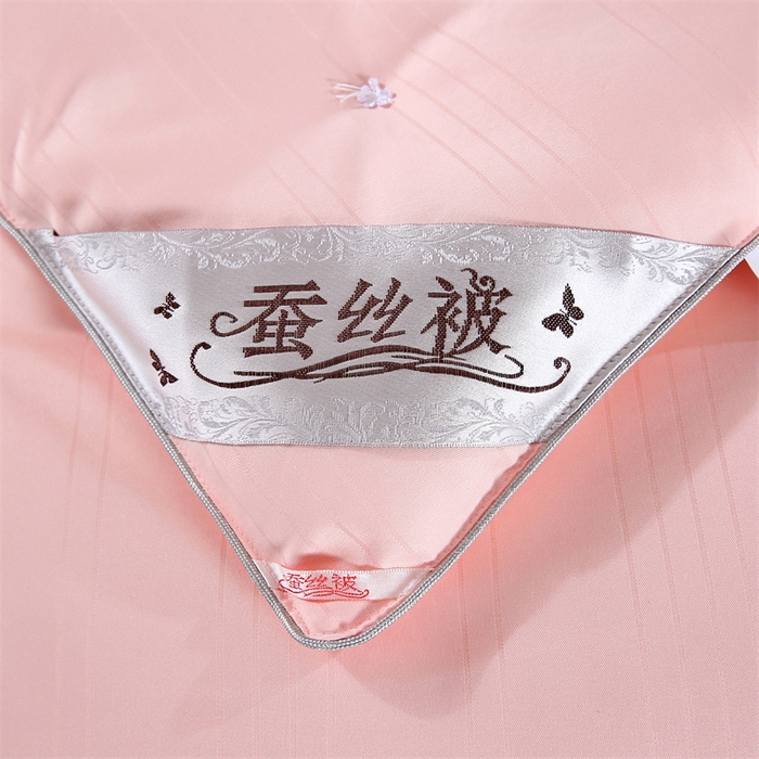 91家纺网 家纺一手货源 找家纺 恒鑫家纺 2025新款蚕丝被 玉色