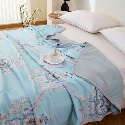 吾诺家居 2024新款冰嘟嘟微重力硅胶夏被 欧点