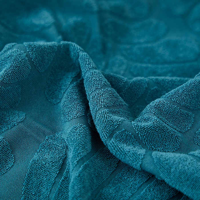 91家纺网 家纺一手货源 找家纺 共鸣沙发套 2024新款臻品提花系列椅套（短背款弧形椅套） 织叶-净蓝