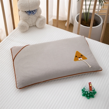 91家纺网 家纺一手货源 找家纺 （总）织布人 2024新款荞麦枕全棉水洗棉婴幼儿童枕0-6-12岁卡通全荞麦枕头