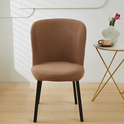 共鸣沙发套 2024新款玉米绒系列椅套（圆形椅套） 玉米绒-卡其