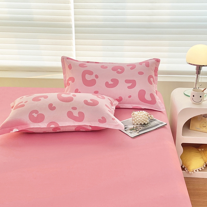 91家纺网 家纺一手货源 找家纺 楠沐-2025年新款亲肤芦荟棉印花枕套 甜美女孩7