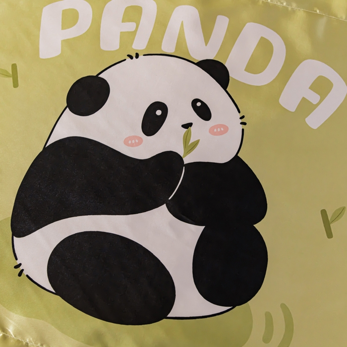 91家纺网 家纺一手货源 找家纺 梦舒羽 2025新款可水洗冰丝枕套宿舍单人凉爽枕头套 小熊猫