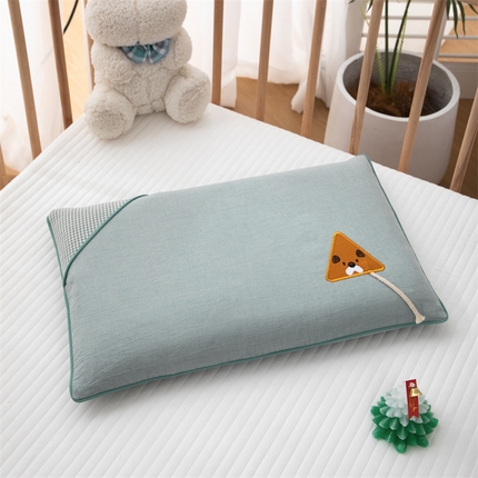 91家纺网 家纺一手货源 找家纺 （总）织布人 2024新款荞麦枕全棉水洗棉婴幼儿童枕0-6-12岁卡通全荞麦枕头