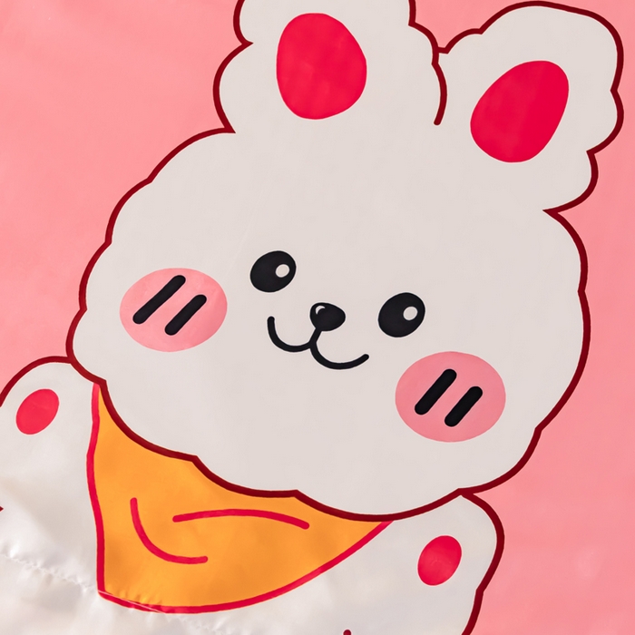 91家纺网 家纺一手货源 找家纺 梦舒羽 2025新款可水洗冰丝枕套宿舍单人凉爽枕头套 小兔叽