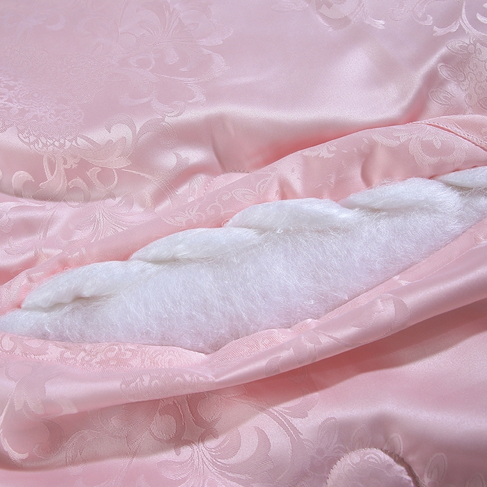 91家纺网 家纺一手货源 找家纺 恒鑫家纺 2025新款提花蚕丝夏凉被被子被芯 柔情玉