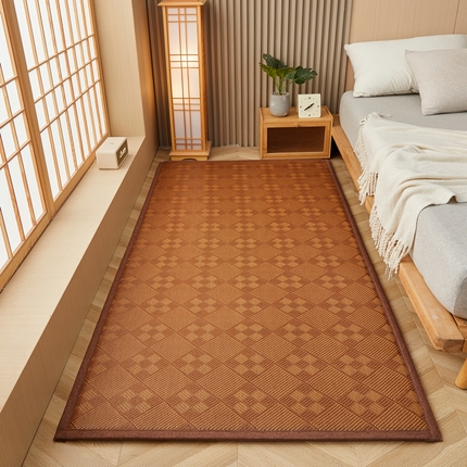 91家纺网 家纺一手货源 找家纺 （总）锦丝钰2025新款凉感冰藤地铺睡垫