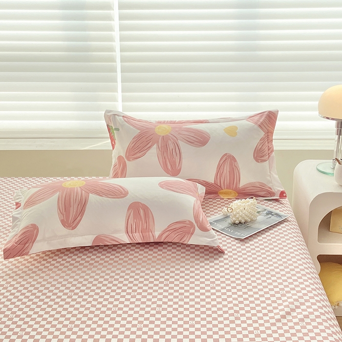 91家纺网 家纺一手货源 找家纺 （总）楠沐-2025年新款亲肤芦荟棉印花枕套