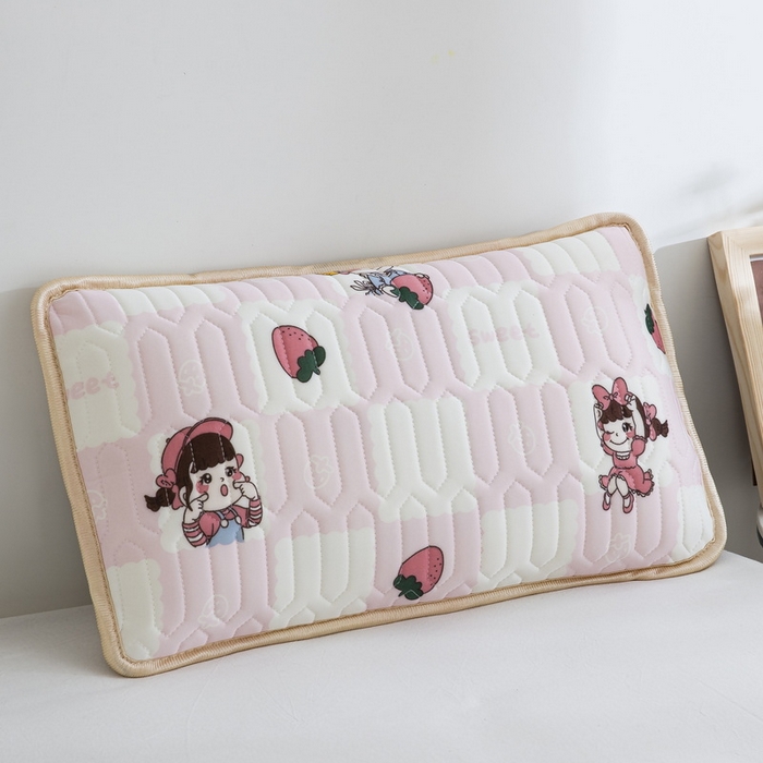 91家纺网 家纺一手货源 找家纺 纽乐家纺 2024新款儿童乳胶枕套 邻家莓香