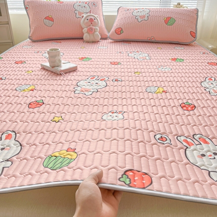 91家纺网 家纺一手货源 找家纺 （总）东宇床垫 2025新款A类凉感丝乳胶成人凉席