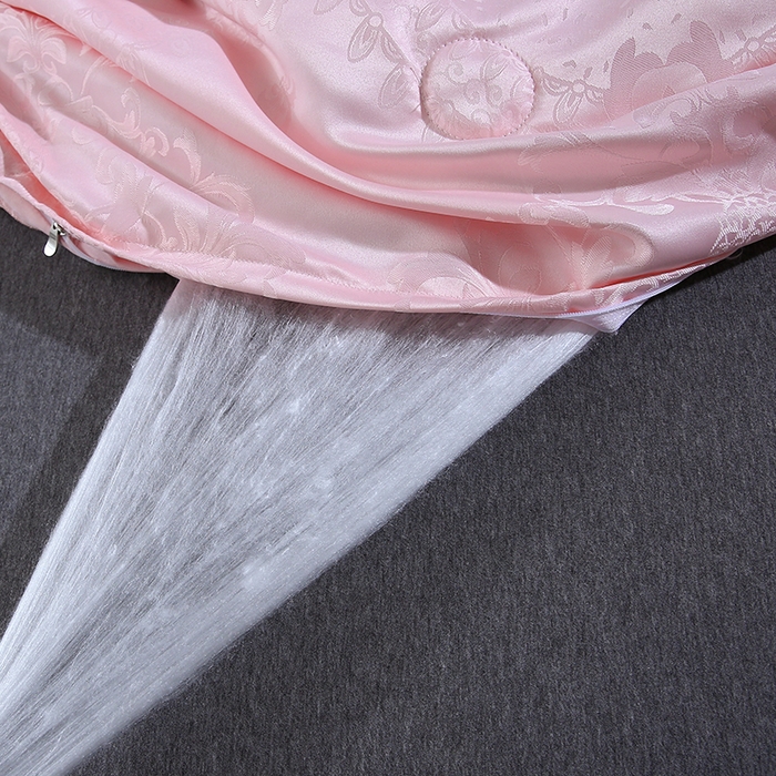 91家纺网 家纺一手货源 找家纺 恒鑫家纺 2025新款提花蚕丝夏凉被被子被芯 柔情玉