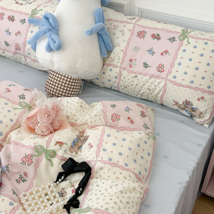 91家纺网 家纺一手货源 找家纺 （总）昔可家纺 2024开春新款全棉印花卡通四件套