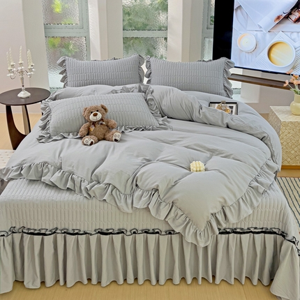 91家纺网 家纺一手货源 找家纺 （总）言熙居家纺 2024新款,亲肤床盖四件套-浪漫之约