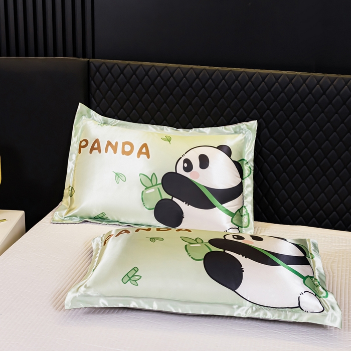 91家纺网 家纺一手货源 找家纺 （总）梦舒羽 2025新款可水洗冰丝枕套宿舍单人凉爽枕头套